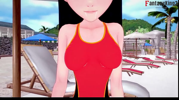 Violet Parr sucking dick on the pool | Incredibles | Free