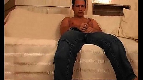 Cute Latino gay dude jerking off gay video  