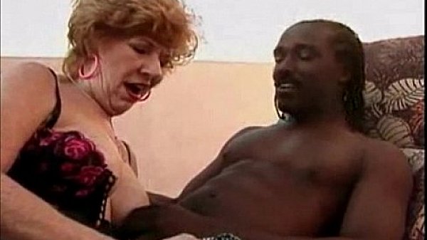 Lusty Granny Goes Black