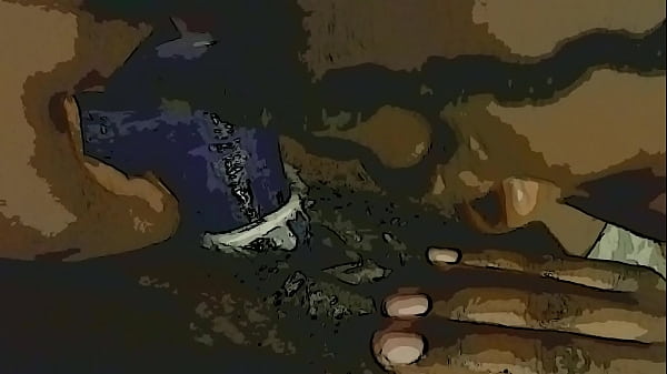 Pussy licking with dildo