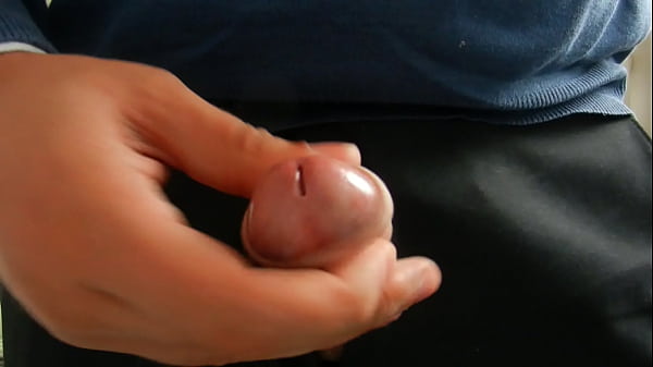 Me wanking in the bathroom.