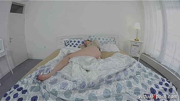 cute busty teen alone at home