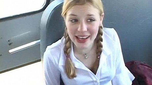 Two Sexy Teen Gets Driven Hard On  The Bus