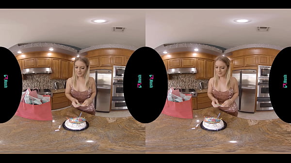 Big booty blonde Candice Dare lets you creampie her pussy for your birthday  