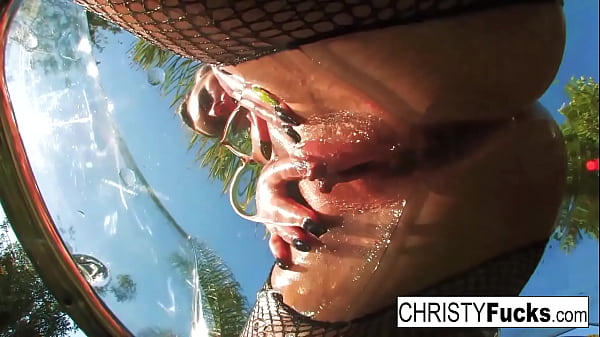 Brunette babe gets nude