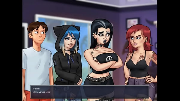 Summertime Saga Cap 58 - follando con una MILF de enormes tetas