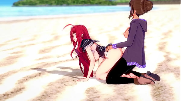 Hentai Gremory fucking with a girl with the cock  