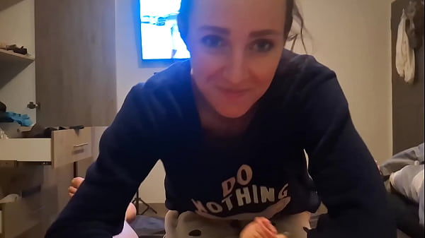 Swallowing Cum After Delicious Blowjob