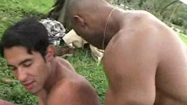 Outdoor interracial sex