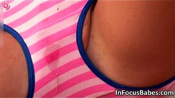 Blonde babe with cute natural tits loves