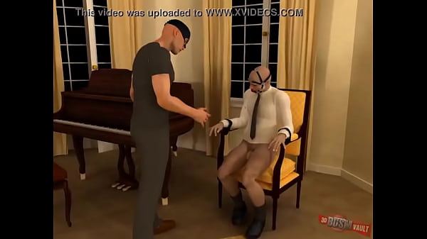 3DX BDSM fuck for Blonde, just married skinny girl