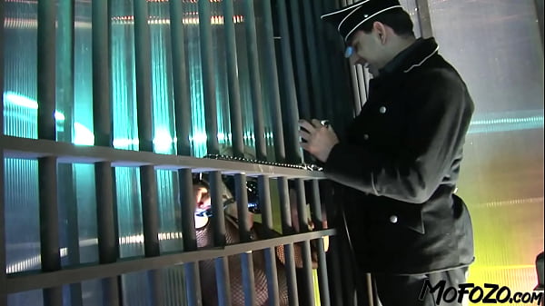 MOFOZO.com - Busty Blonde Is Getting Fucked In A Cage  