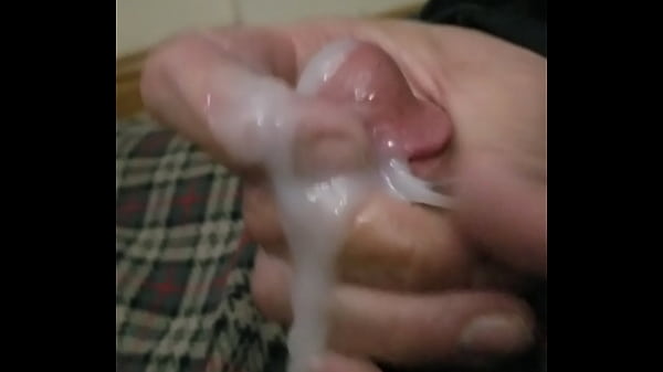 massive cumshot while half hard