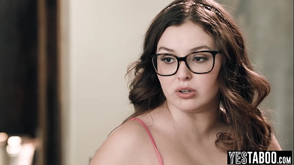 BBW chubby teen stepsis makes her big cock step brother rail her hardcore