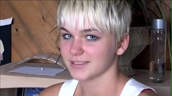 Horny babe Claudia Downs enjoys her tight pussy fucked by a huge pole