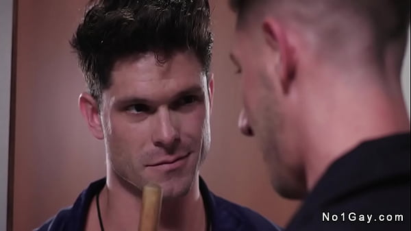 Custodian Jordan Starr catches coach Devin Franco alone in his office and two hunks get to ripping their clothes off and anal fuck and suck each others big cocks