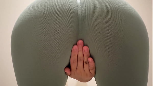 Big Ass Asian girl in yoga pants and leggings