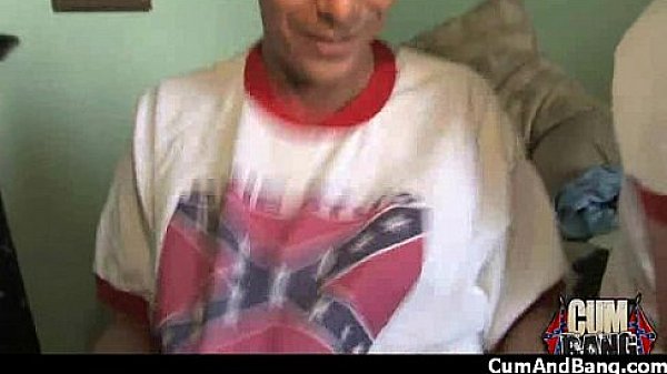 Nasty black girl grouped and facialed 16