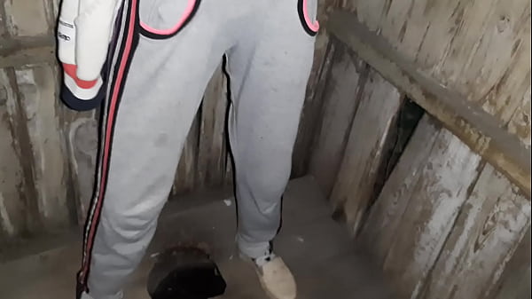 My neighbor and I masturbate in a public toilet at night  