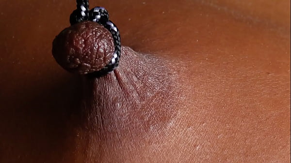 Closeup Nipple pulling  