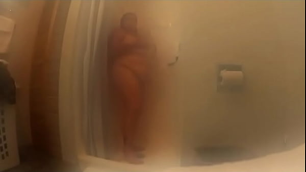 Sexy BBW Cabin Shower