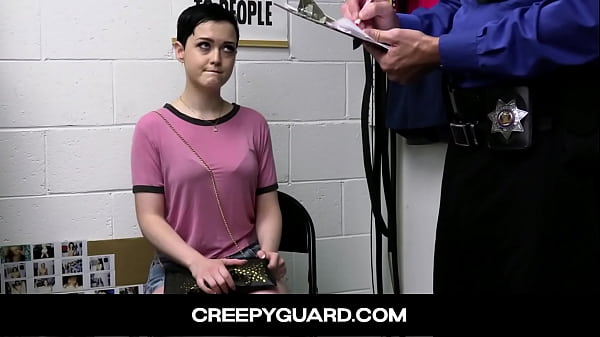 Officer Jack finds a vibrator in Jade Valentines purse and she gets some punishment for stealing