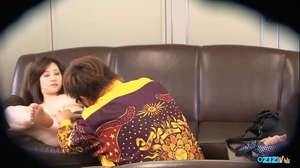 Clearly, this individual was seated on the sofa, ready for vigorous engagement  