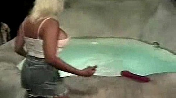 A Gal a Guy and a hot tub  