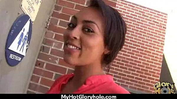 Gloryhole Secrets Ebony sucking off strangers POV 11