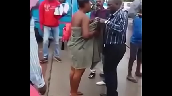 Naked in Congo's street