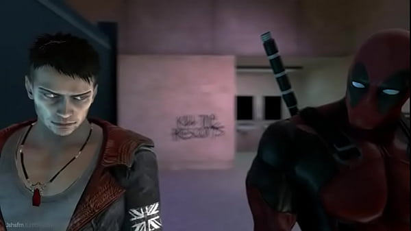 [Video ] Deadpool y DmcDante est&aacute;n teniendo un buen rato en el ba&ntilde;o de hombres