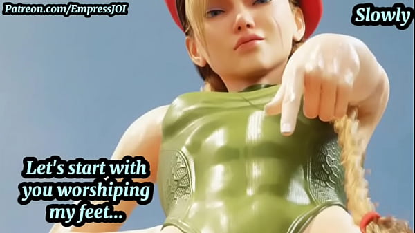 Femdom JOI : Ass and Foot Worship Session With a Hot Domina