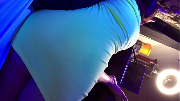 I was trying a Yellow Micro Dress to decide if I buy it or not when I got grabbed by the ass and put down to suck cock