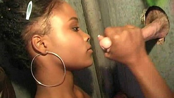 Ebony Slut Fucks A White Gloryhole Cock In Her First Interracial Scene 16