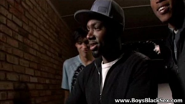 BlacksOnBoys - Gay black boys fuck hardcore white sexy twinks 06