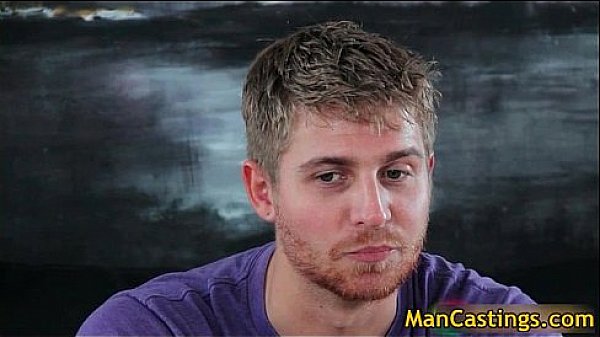 Pretty face gay stud Logan takes rigid gay sex  