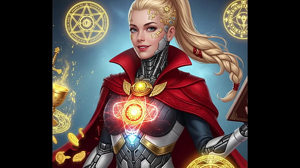 Animated AI Android Alita