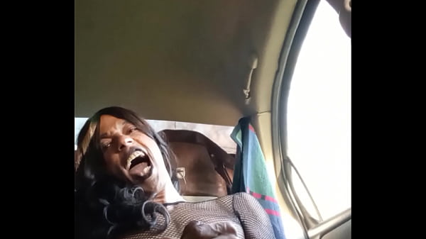 Overly horny Tranny hooker making her cock cum