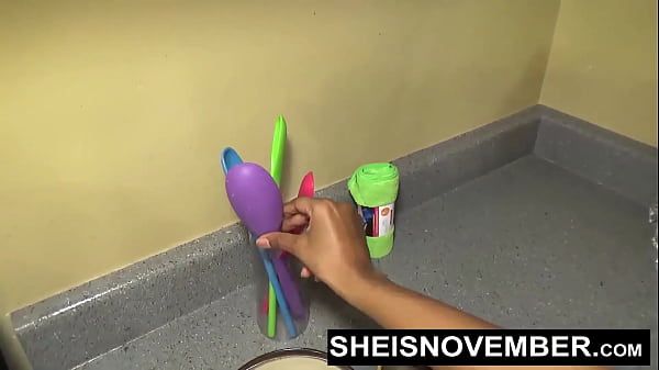 My Repairman Wanted To Fuck My Shaved Pussy, Exchanging Sex To Repair My Toilet, Petite Ebony Whore Sheisnovember Sucking Big Cock During Kneeling Blowjob Before Getting Rough Hardcore Fucking With Upskirt And Brown Booty Out by Msnovember  