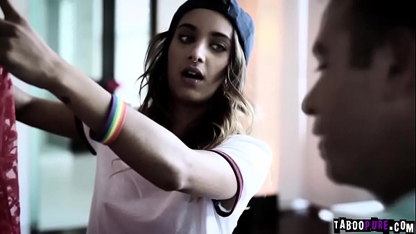 Chad walking into the familys house present in hand Hearing him enter