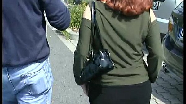 busty German redhead Picked up