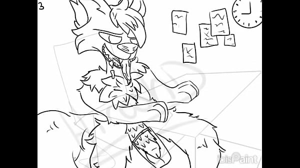 A solas en la oficina con juguete 