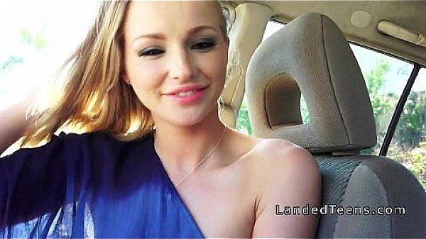 Teen hitchhiker takes huge dick pov