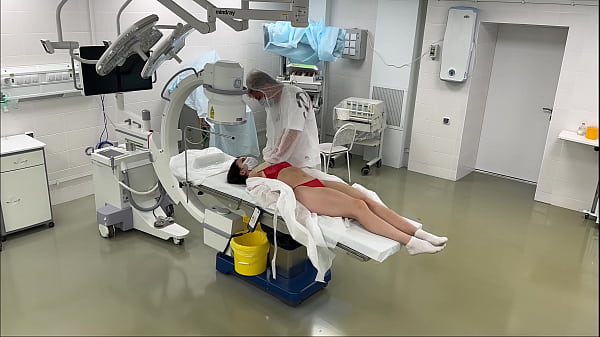 Surveillance Cam At Real Hospital With Fake Doctor , Bubble Butt Patient Was Fucked So Rough