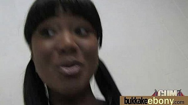 Busty black babe bubble bath group cocksuck! 6