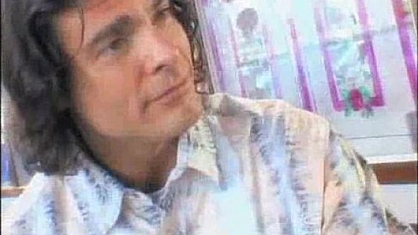 Katie rides the waiter