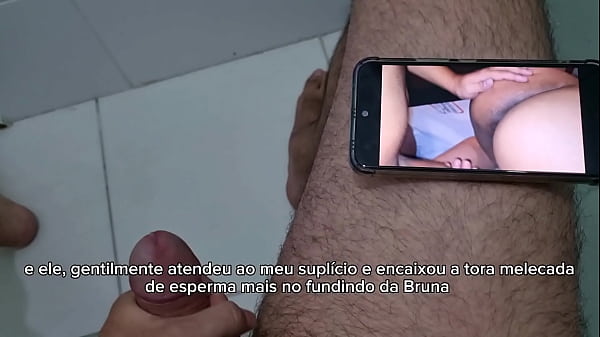 Corno se masturba assistindo sua esposa gr&aacute;vida transar com o dotado