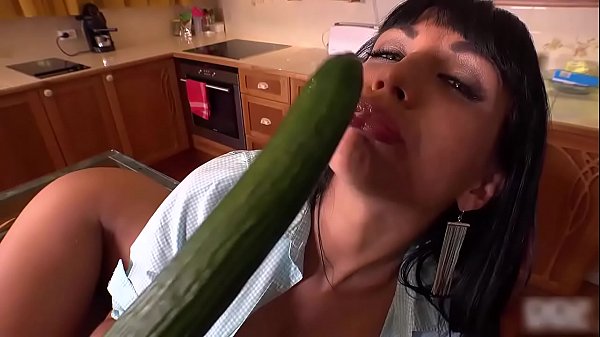 Cucumber in wet pussy P1-4milfcam.com