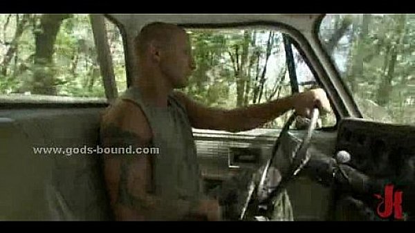 Redhead gay trip in the forest ends bad