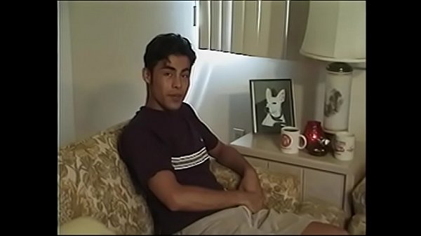 Sexy Latin twink's man-pussy sustains deep pounding on the couch